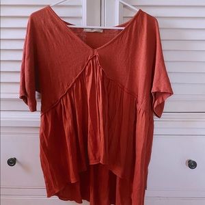 zara flowy top